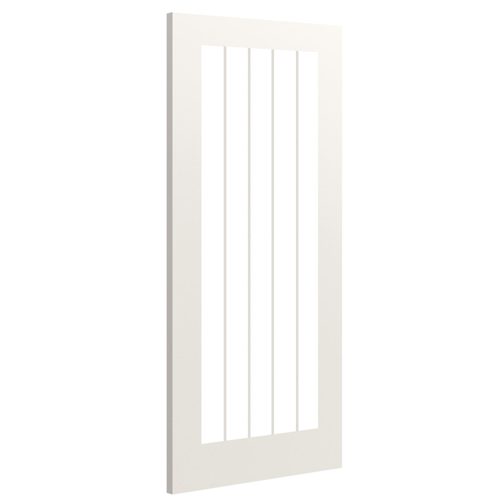 Ely White Primed Glazed (1L Full) Internal Door Internal Door Deanta 