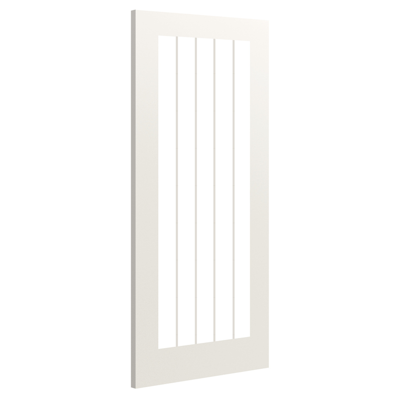 Ely White Primed Glazed (1L Full) Internal Door