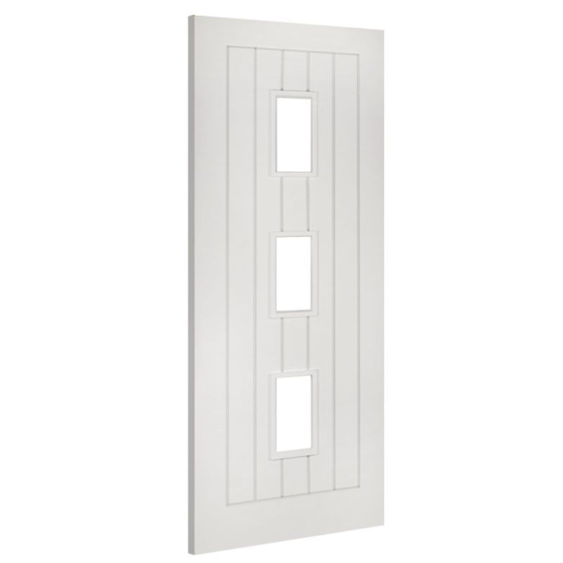 Ely White Primed Glazed (3L) Internal Fire Door Internal Door Deanta 