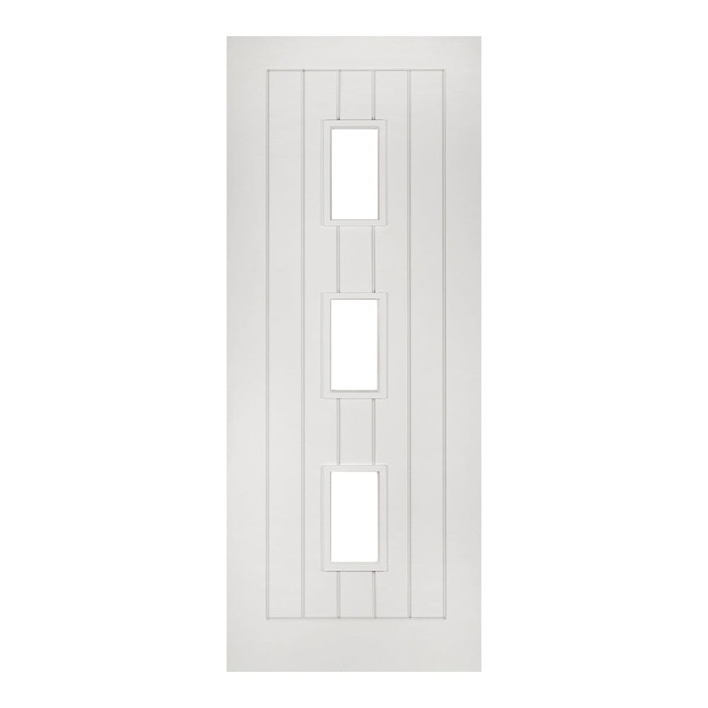Ely White Primed Glazed (3L) Internal Door Internal Door Deanta 