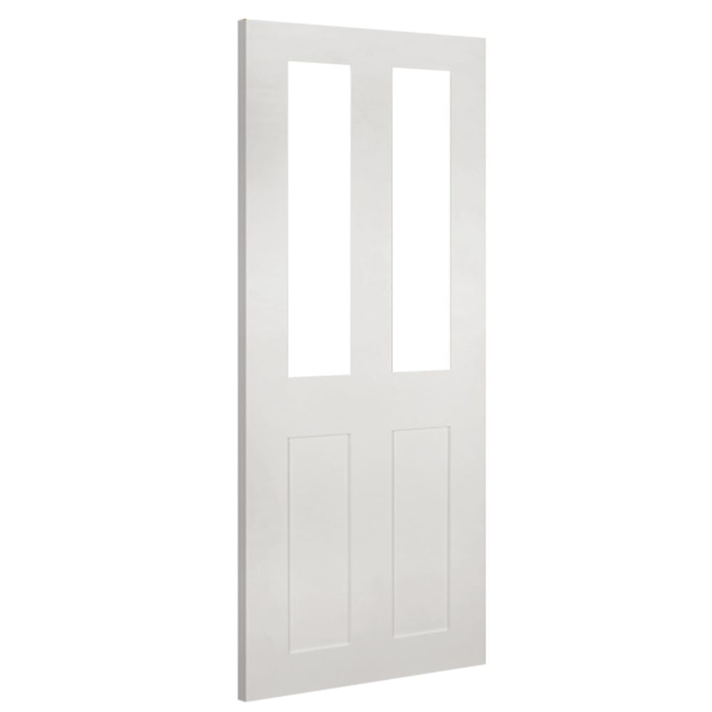 Eton White Primed Glazed Internal Door Internal Door Deanta 