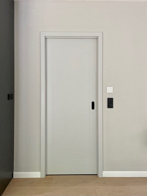 Ermetika EvoKit Single Pocket Door System 686x1981 Door 125mm WT in White Pocket Door System Atlantic 