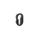 Forme Concealed Rose Euro Escutcheons Round 3 x 1cm Euro Escutcheon Atlantic 3 x 1cm Pair Matt Black