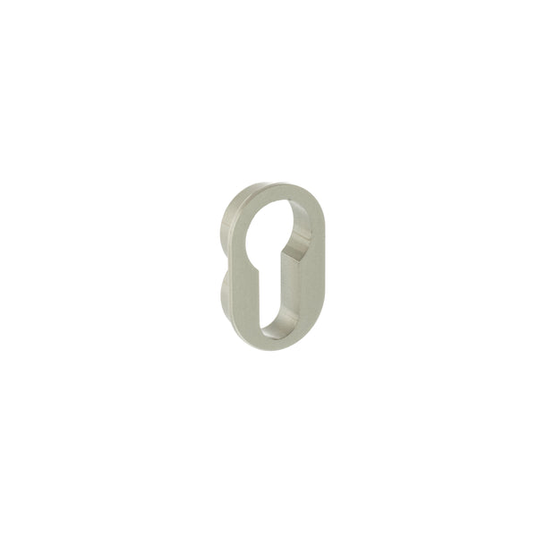 Forme Concealed Rose Euro Escutcheons Round in Satin Nickel