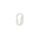Forme Concealed Rose Euro Escutcheons Round in White 3 x 1cm in White Euro Escutcheon Atlantic 
