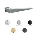 Forme Naxos Lever Door Handle on Concealed Square Rose in Satin Chrome 10 x 5 x 10cm in Satin Chrome Designer Lever Handle Atlantic 