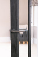 Forme Ginevra Lever Door Handle on Concealed Square Rose in Satin Chrome 10 x 5 x 10cm in Satin Chrome Designer Lever Handle Atlantic 