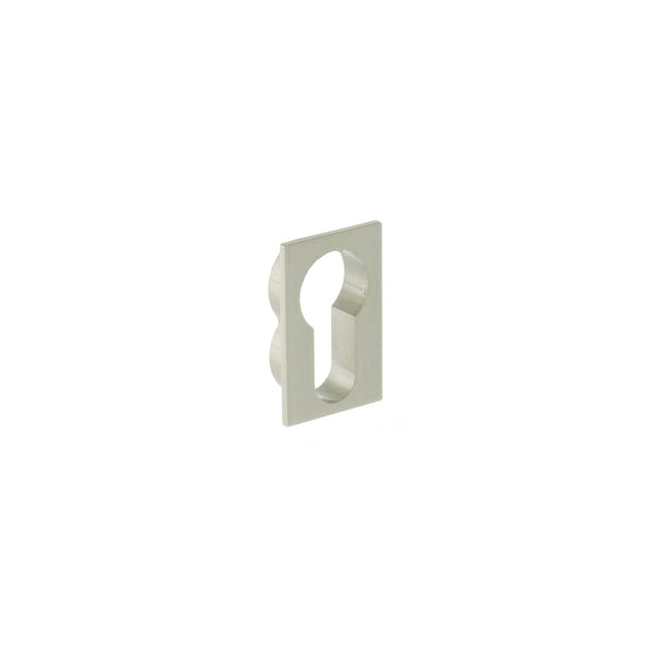 Forme Concealed Rose Euro Escutcheons Square in Satin Nickel