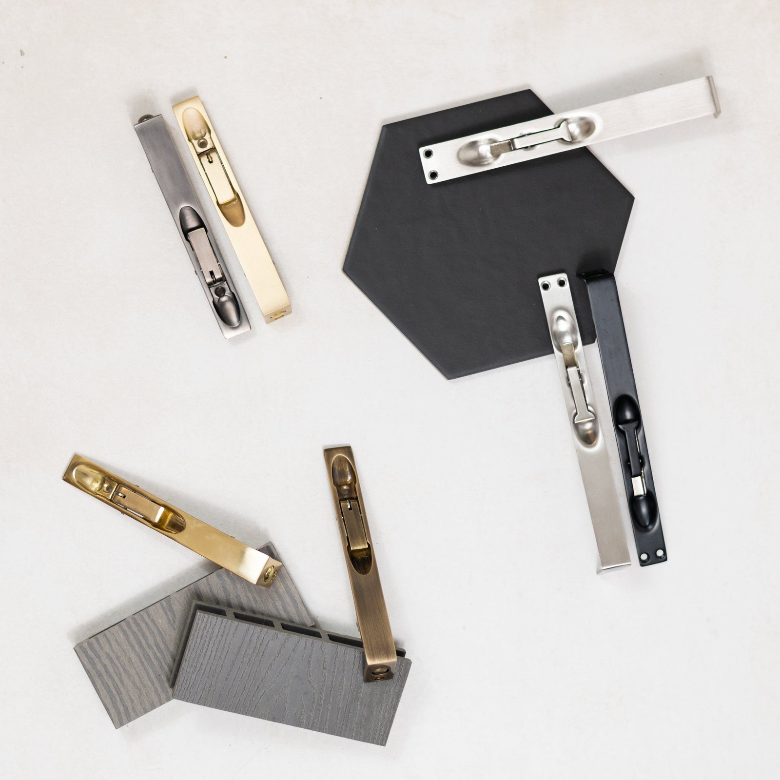 Atlantic Lever Action Flush Bolt 200mm x 25mm in Matt Black Flush Bolt Atlantic 