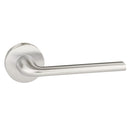 Forme Milly Designer Lever Minimal Round Rose (Latch & Hinges Included) Designer Lever Handle Atlantic Set Satin Chrome 
