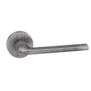 Forme Milly Designer Lever Minimal Round Rose (Latch & Hinges Included) Designer Lever Handle Atlantic Set Urban Graphite 