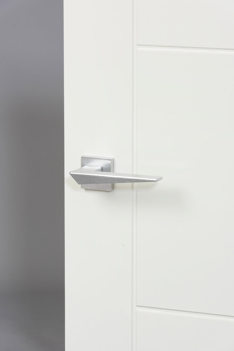 Forme Naxos Designer Lever Minimal Square Rose