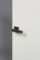 Forme Asti Designer Lever Minimal Square Rose (Latch & Hinges Included) Designer Lever Handle Atlantic 