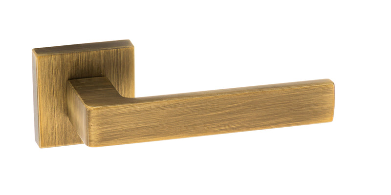 Forme Asti Designer Lever Minimal Square Rose (Latch & Hinges Included)