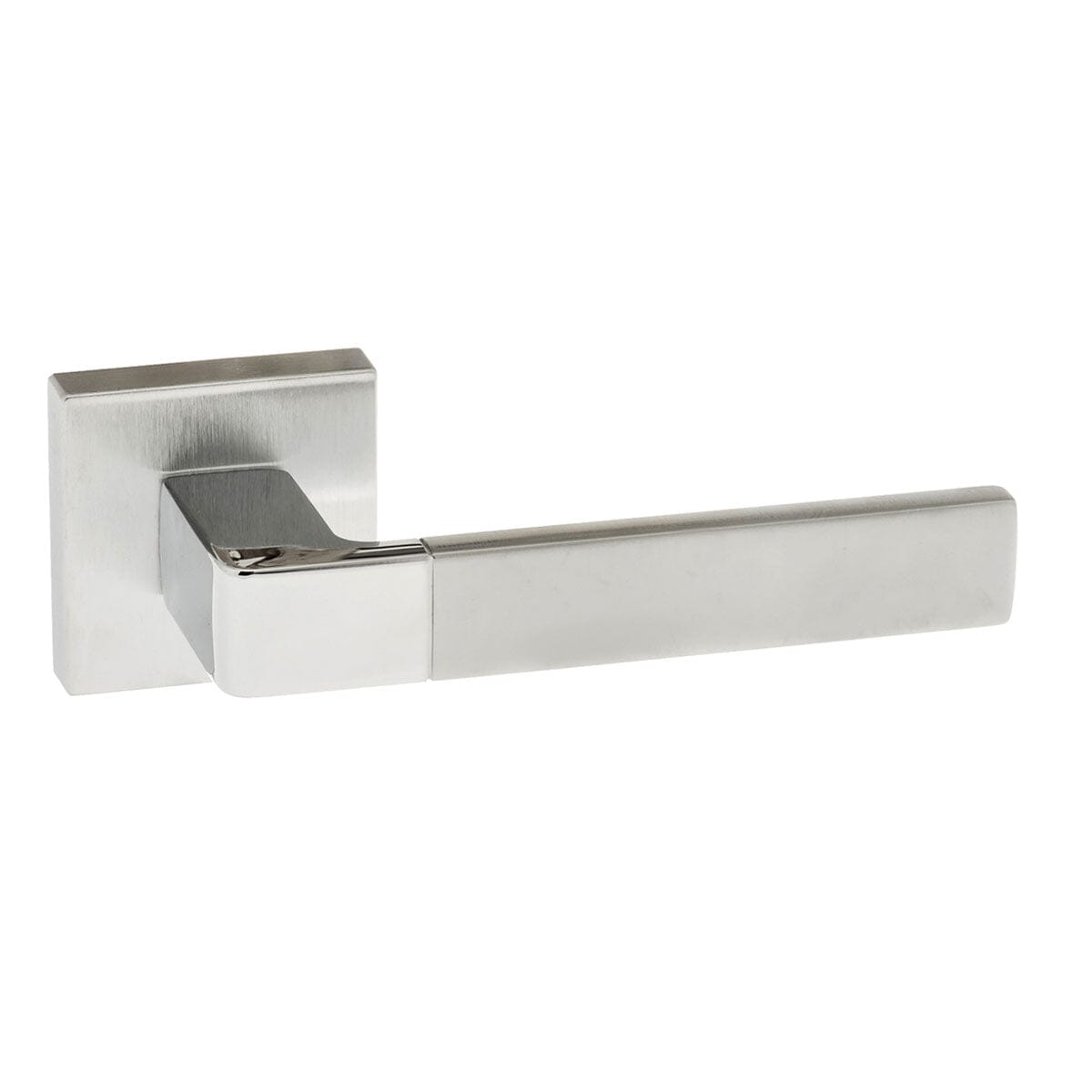 Forme Asti Designer Lever Minimal Square Rose (Latch & Hinges Included) Designer Lever Handle Atlantic 