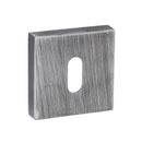 Forme Key Escutcheon Minimal Square Rose Escutcheon Atlantic Pair Urban Graphite 