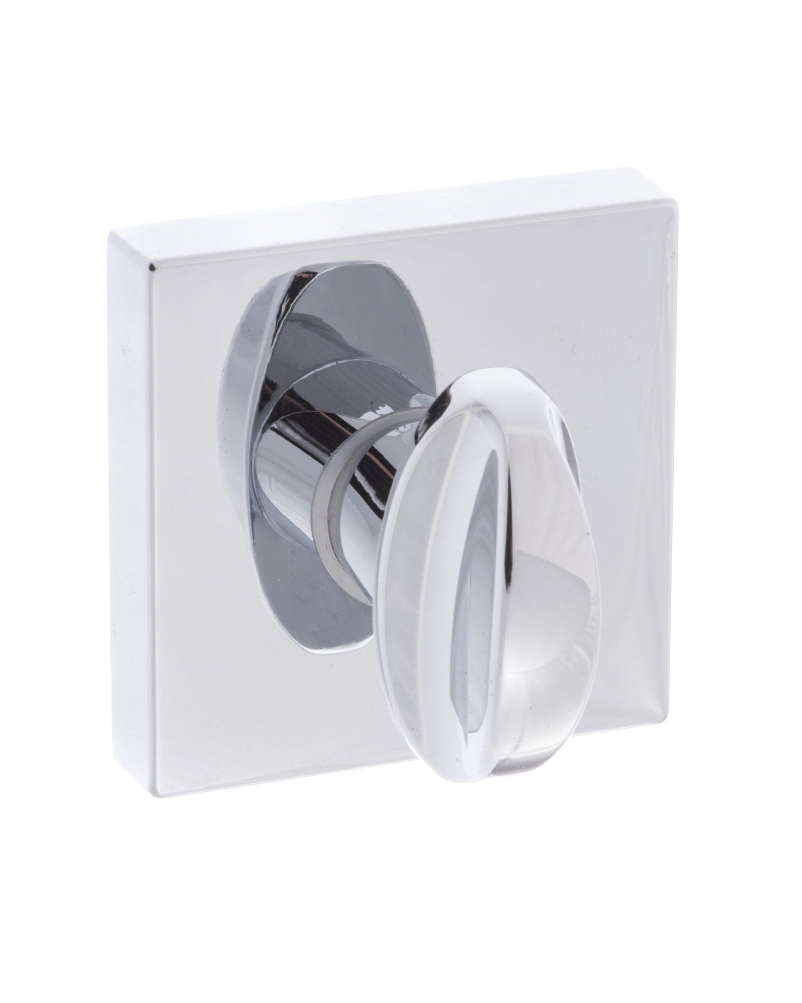 Forme WC Turn and Release Minimal Square Rose Bathroom Lock Atlantic Each Polished Chrome 