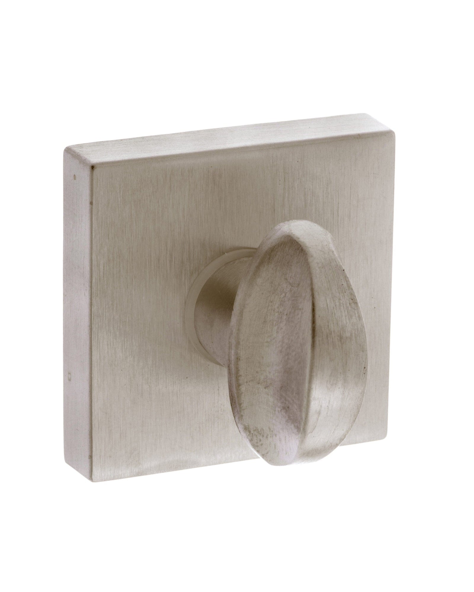 Forme WC Turn and Release Minimal Square Rose Bathroom Lock Atlantic Each Satin Nickel 