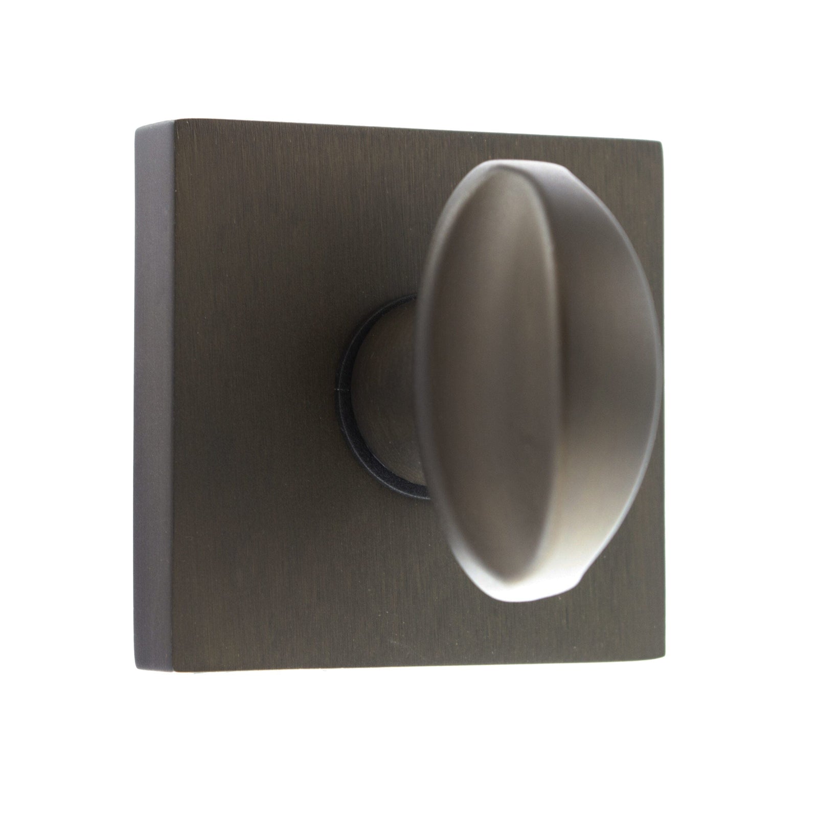 Forme WC Turn and Release Minimal Square Rose Bathroom Lock Atlantic Each Urban Dark Bronze 