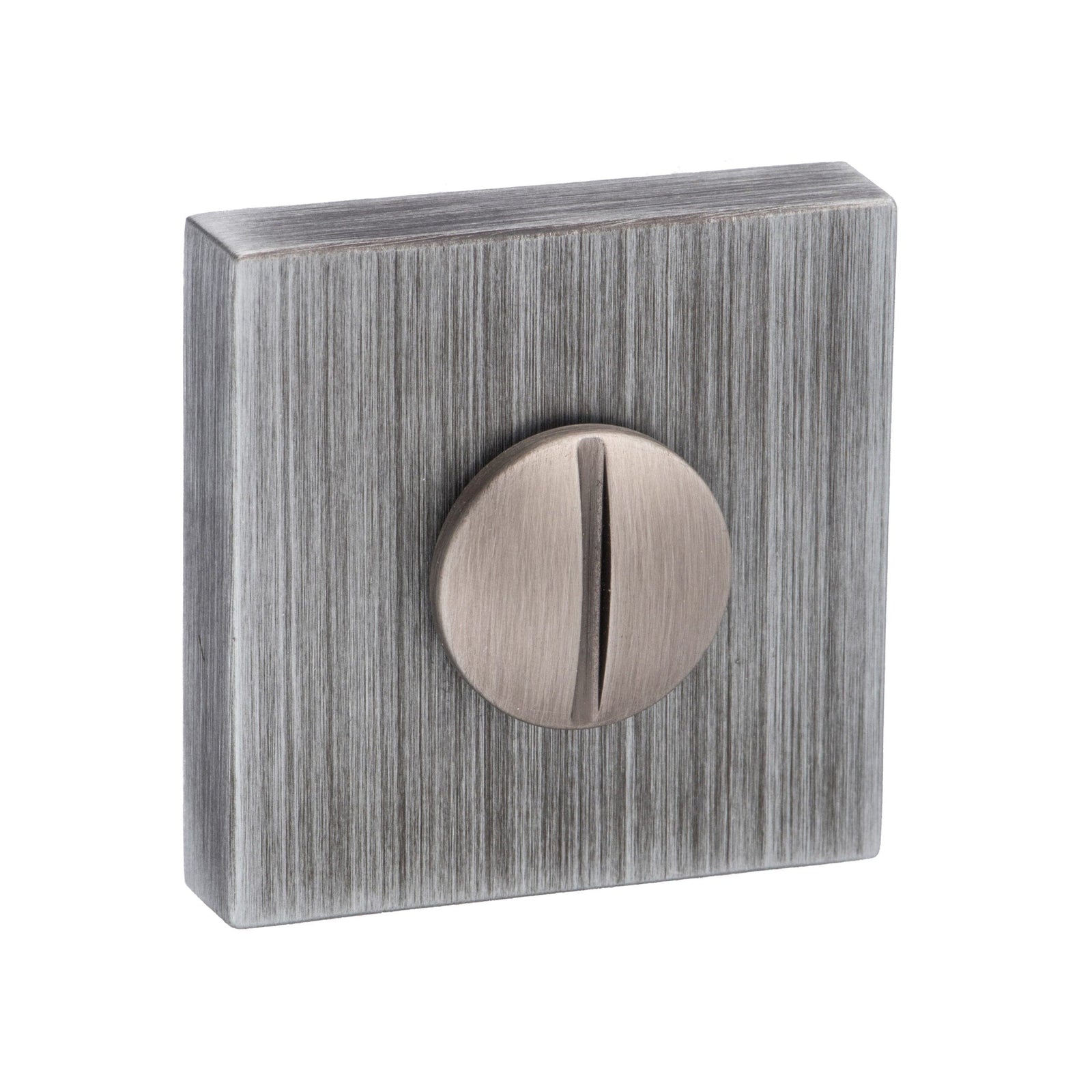 Forme WC Turn and Release Minimal Square Rose Bathroom Lock Atlantic 