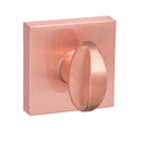 Forme WC Turn and Release Minimal Square Rose Bathroom Lock Atlantic Each Urban Satin Copper 