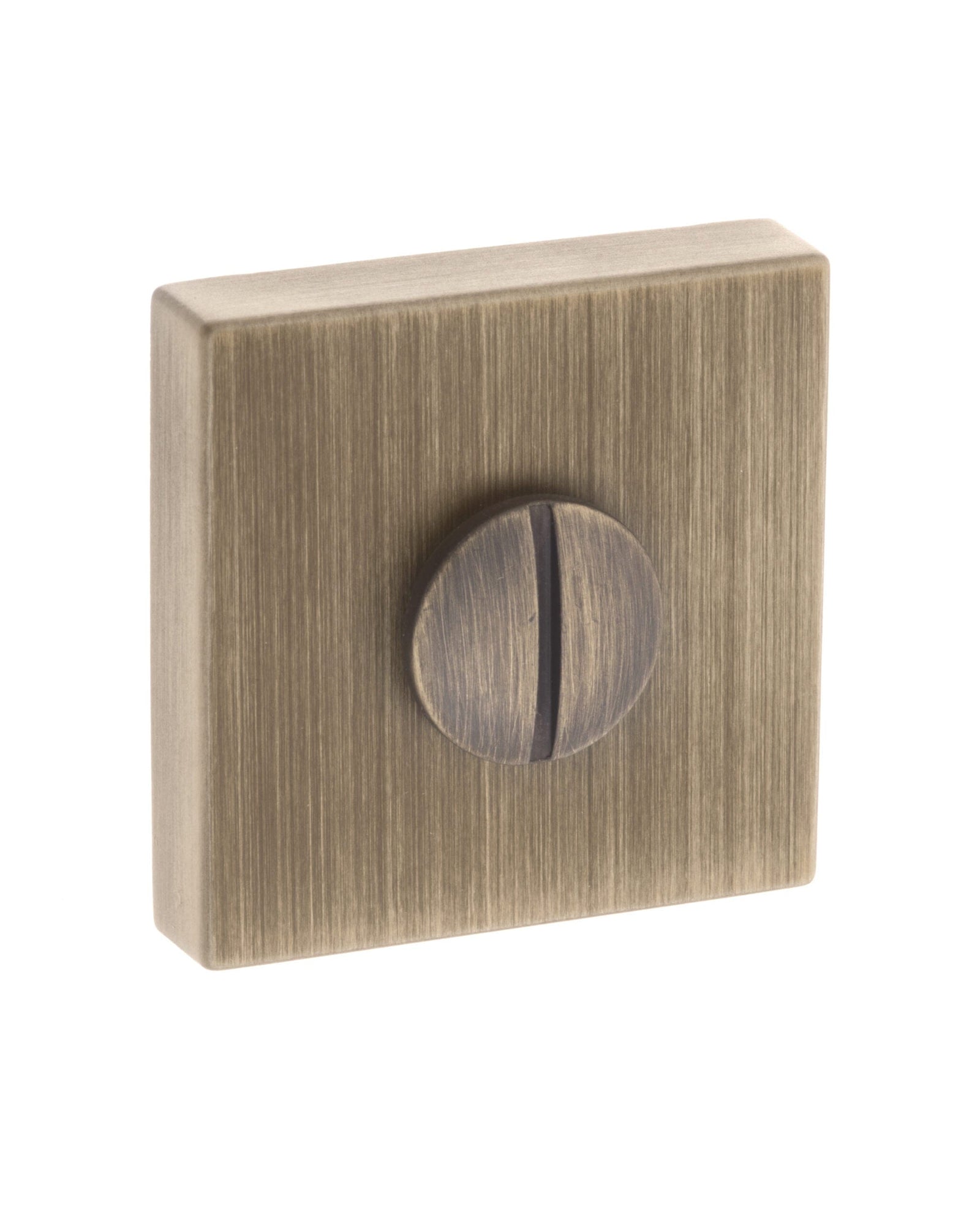 Forme WC Turn and Release Minimal Square Rose Bathroom Lock Atlantic 