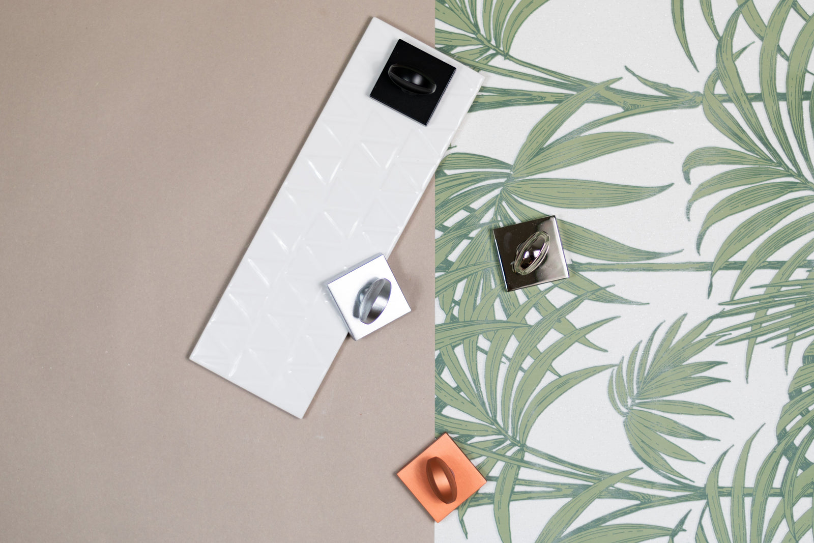 Forme WC Turn and Release Minimal Square Rose in Matt Black Bathroom Lock Atlantic 