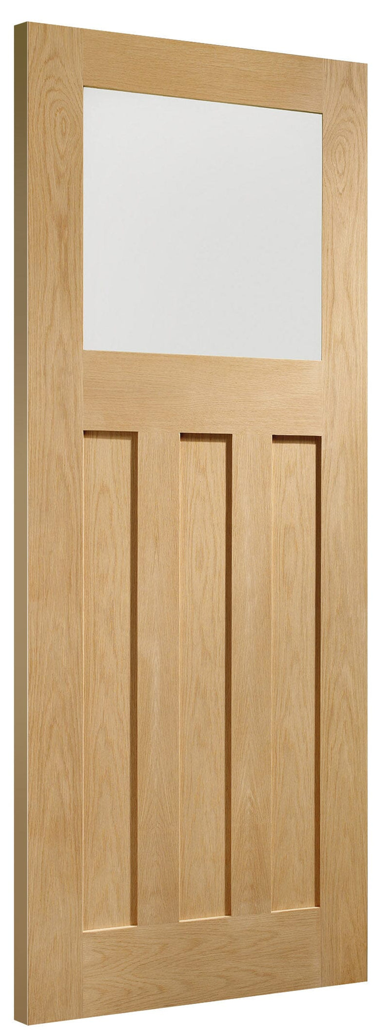 DX Internal Oak Door with Obscure Glass Internal Door XL Joinery 