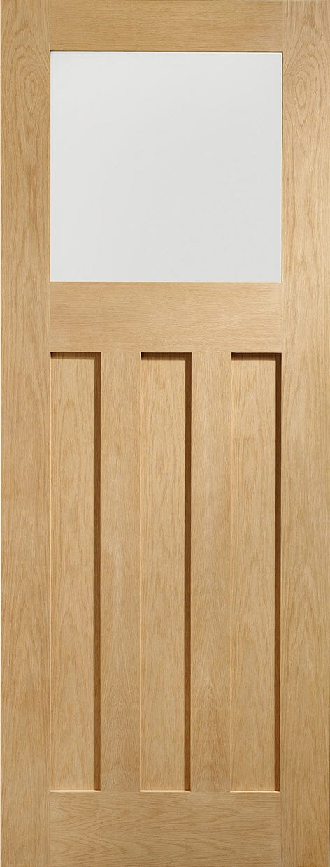 DX Pre-Finished Internal Oak Door with Obscure Glass Internal Door XL Joinery 1981 x 762 x 35mm (30") 