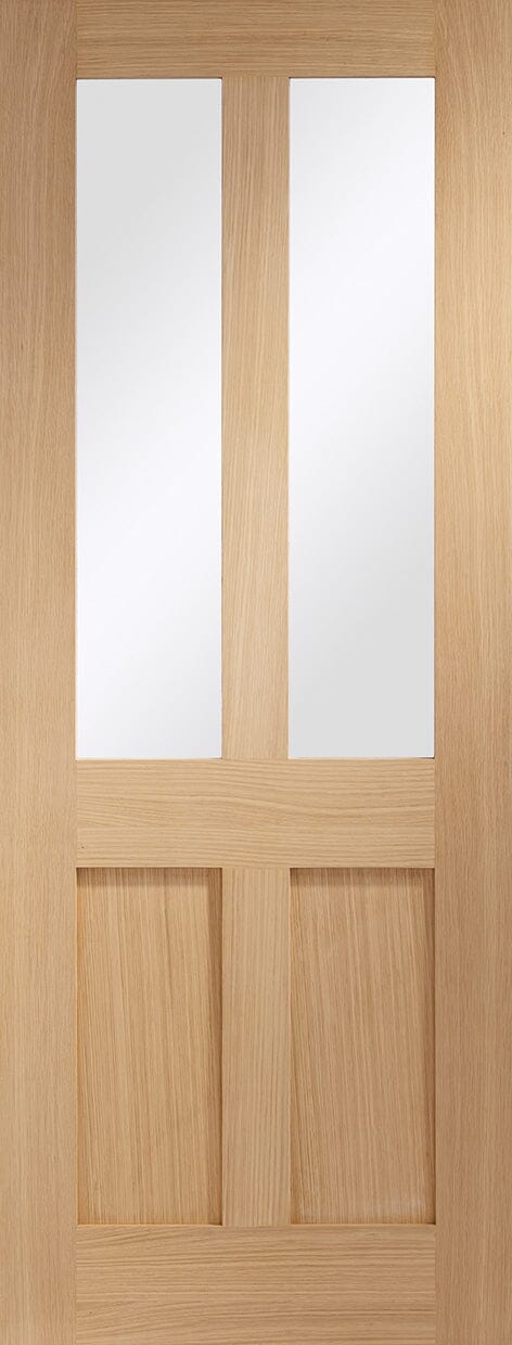 Malton Shaker Internal Oak Door with Clear Glass Internal Door XL Joinery 1981 x 762 x 35mm (30") 