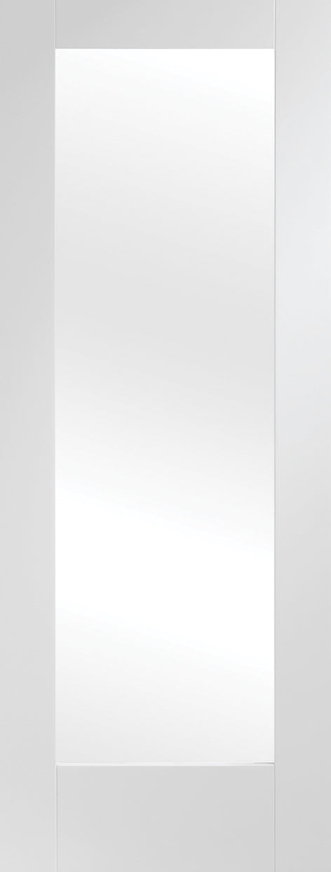 Pattern 10 Internal White Primed Door with Obscure Glass