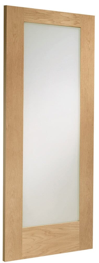 Pattern 10 Internal Oak Door with Obscure Glass Internal Door XL Joinery 