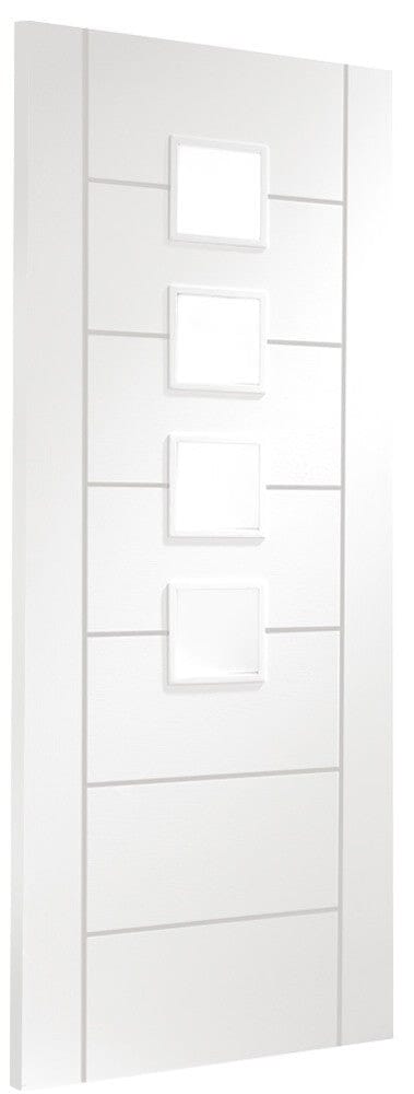 Palermo Original White Primed Internal Door with Obscure Glass Internal Door XL Joinery 