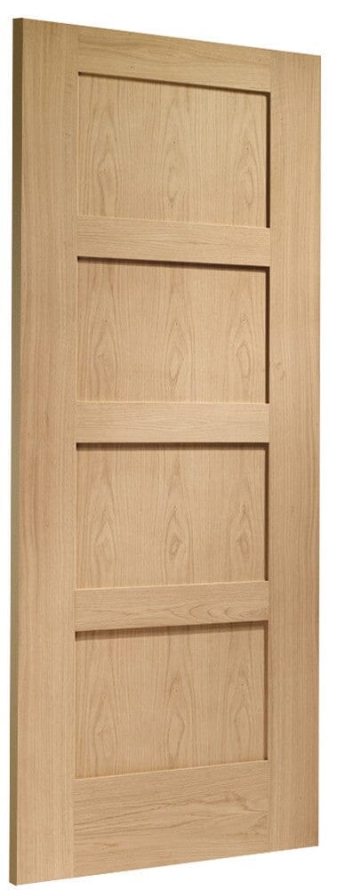 Shaker 4 Panel Internal Oak Door Internal Door XL Joinery 