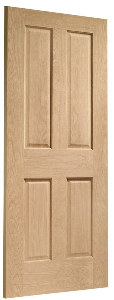 Victorian 4 Panel Pre-Finished Internal Oak Door