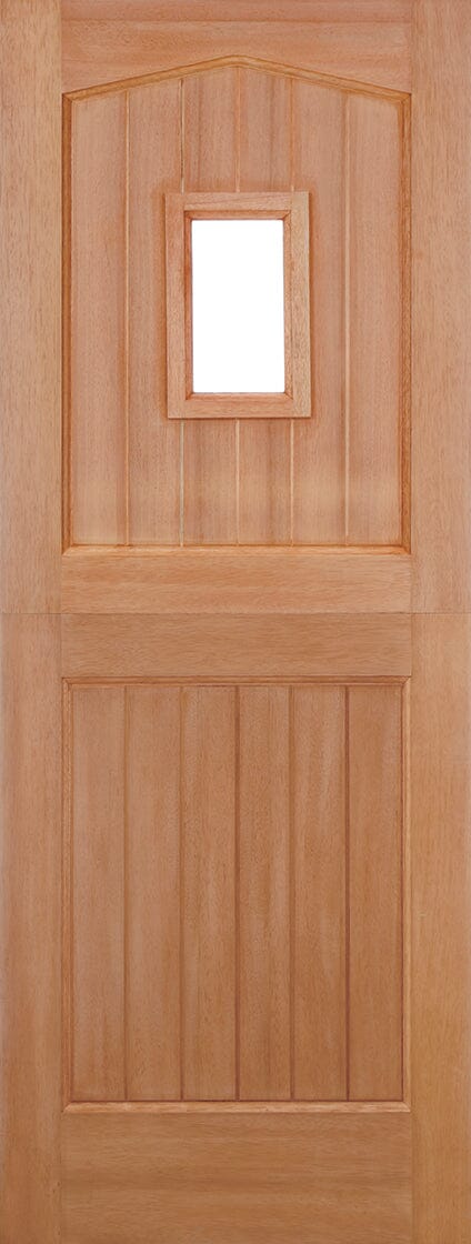 Hardwood Stable Glazed 1 Light M&T Unfinished External Stable Door External Stable Door LPD Doors 