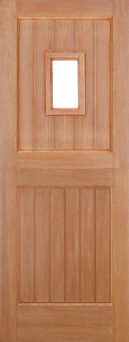 Hardwood Stable Straight Top Unglazed 1 Light M&T Unfinished External Stable Door External Stable Door LPD Doors 