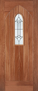 Hardwood Westminster Glazed 1 Light Unfinished External Door External Door LPD Doors 