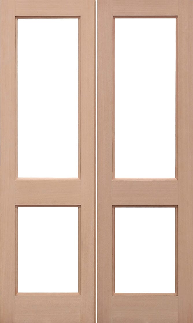 Hemlock Unglazed 2XGG Pairs Unfinished External French Doors External French Doors LPD Doors 