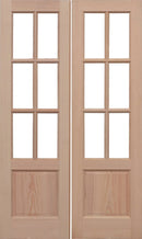 Hemlock Unglazed GTP2 Panel Pairs Unfinished External French Doors External French Doors LPD Doors 
