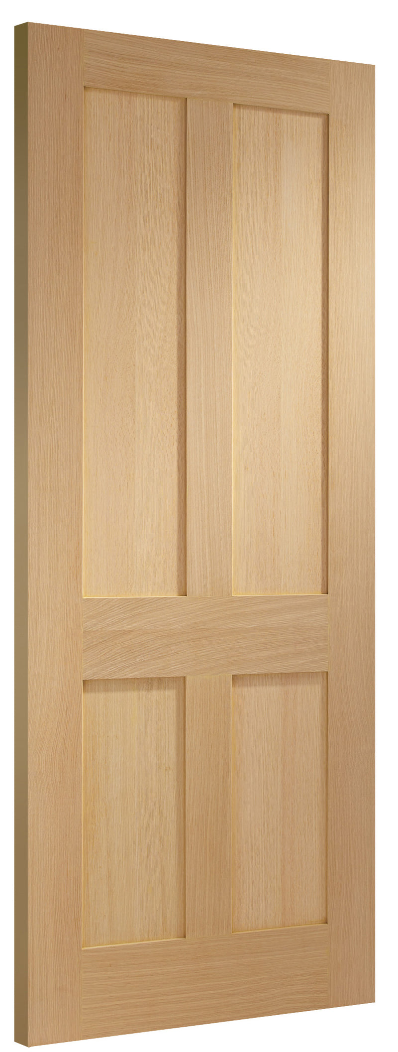 Victorian Shaker 4 Panel Internal Oak Door