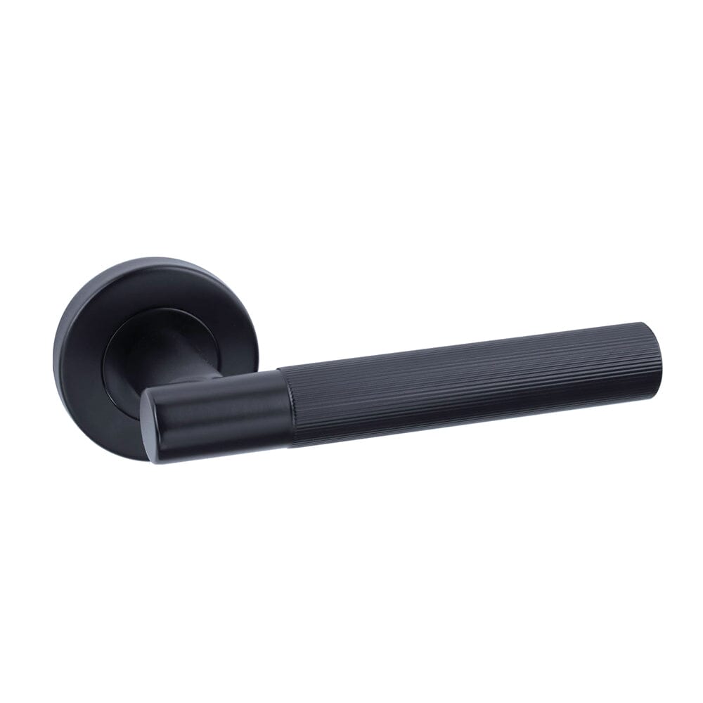 Geneva Matt Black Door Handle Pack Door Handle Pack LPD Doors 