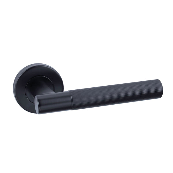 Geneva Matt Black Door Handle Pack