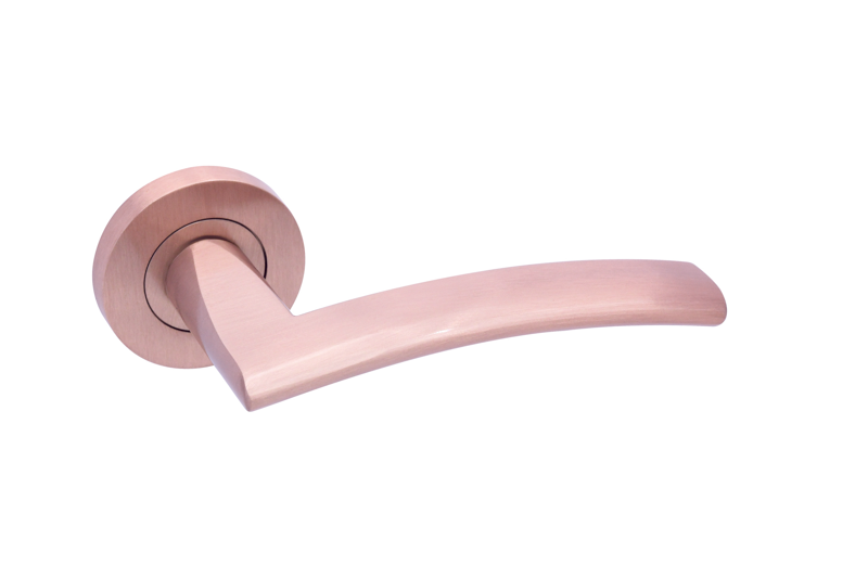 Genoa Rose Gold Door Handle Pack