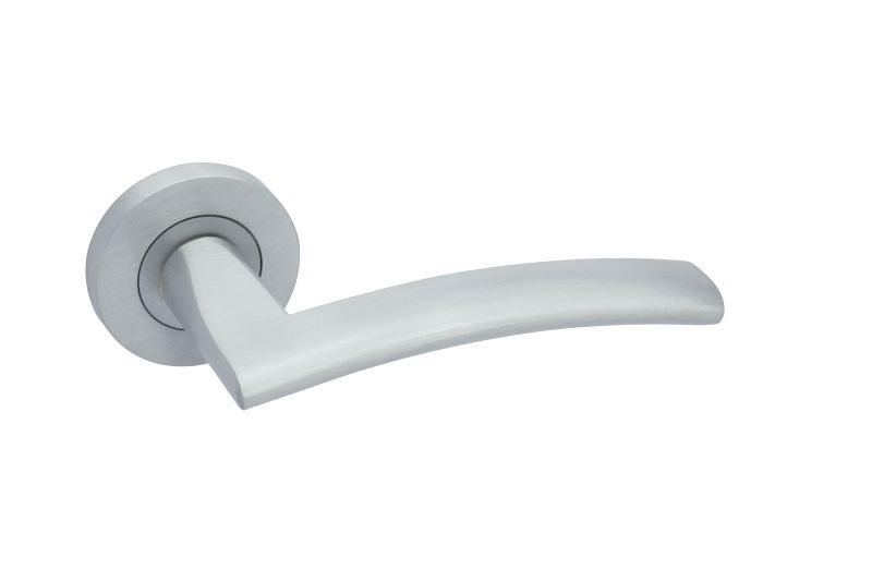 Genoa Privacy Satin Chrome Door Handle Pack Door Handle Pack LPD Doors 