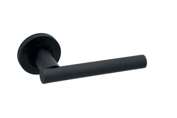 Hyperion Matt Black Door Handle Pack