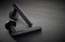 Lugano Privacy Matt Black Door Handle Pack Door Handle Pack LPD Doors 