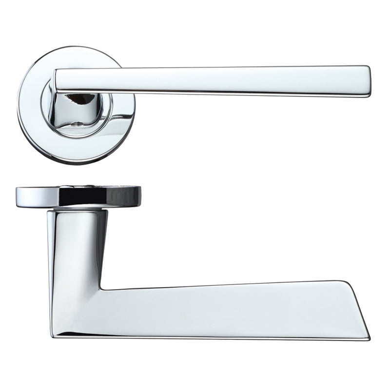 Lyra Privacy Premium Plus Polished Chrome Door Handle Pack