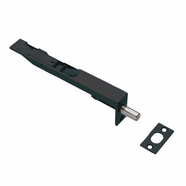 Flush Bolt Matt Black Pre-Finished Ironmongery