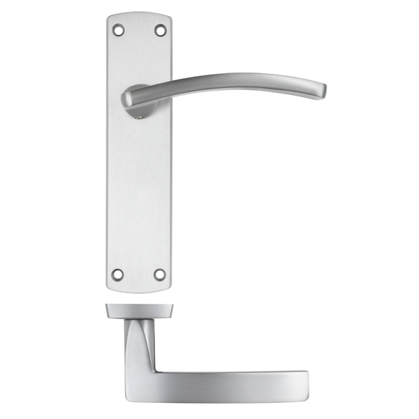 Oxford Privacy Satin Chromme Door Handle Pack